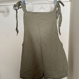 SHEIN Khaki Sleeveless Romper